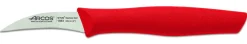Set 3 couteaux à légumes Arcos Nova lames acier NITRUM manche rouge