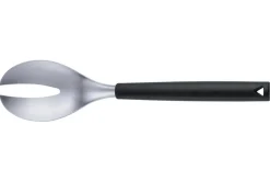 Set 2 couverts à salade Triangle en inox brossé et manche en polypropylène