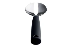 Set 2 couverts à salade Triangle en inox brossé et manche en polypropylène