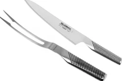 Set 2 couverts à viande japonais Global G313 acier inox