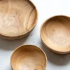 Set de 3 bols de service Artesà en bois d'acacia