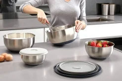 Set de 4 bols empilables Joseph Joseph Nest Prep&Store 100 avec couvercles