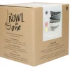 Set de 4 bols KitchenCraft en céramique Monochrome design diamètre 15cm