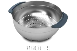 Set de 9 bols/passoires/doseurs Joseph Joseph Nest 100 emboîtables en inox