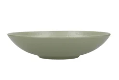 Set de 4 bols à pâtes KitchenCraft en grès émaillé vert et blanc diamètre 22cm