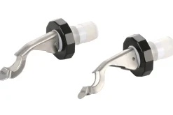 Set de 2 bouchons de bouteille Gefu Botelo en acier inox et polymère