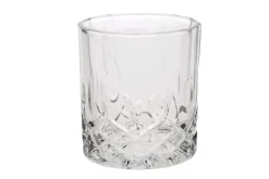 Set de bouteille à whisky Barcraft avec 4 verres taillés