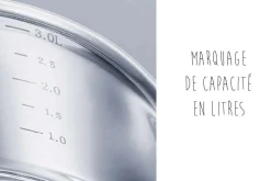 Set de 3 casseroles Beka Chef en inox 16, 18 et 20cm