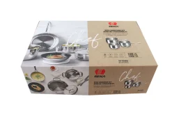 Set de 3 casseroles Beka Chef en inox 16, 18 et 20cm