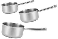 Set de 3 casseroles Beka Cicla en inox 16cm, 18cm et 20cm