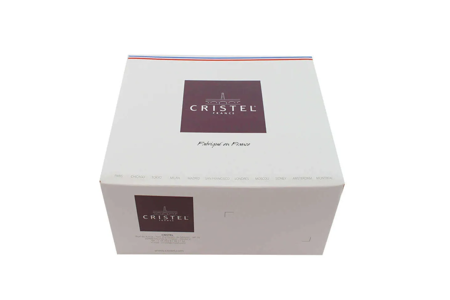 Set de 3 casseroles Cristel Mutine Amovible en inox 16 à 20cm - Poignée couleur incluse