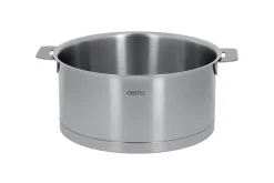 Set de 4 casseroles Cristel Strate Amovible en acier inox 18/10 - 14, 16, 18 et 20cm
