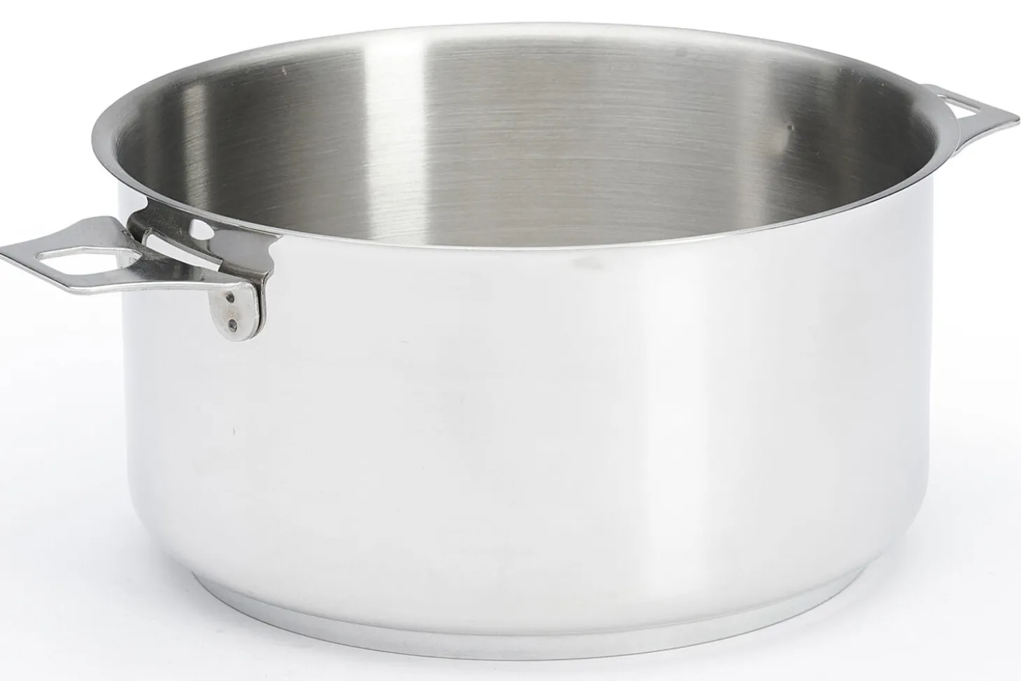 Set de 4 casseroles De Buyer Milady Twisty en acier inoxydable + 1 poignée + 2 anses