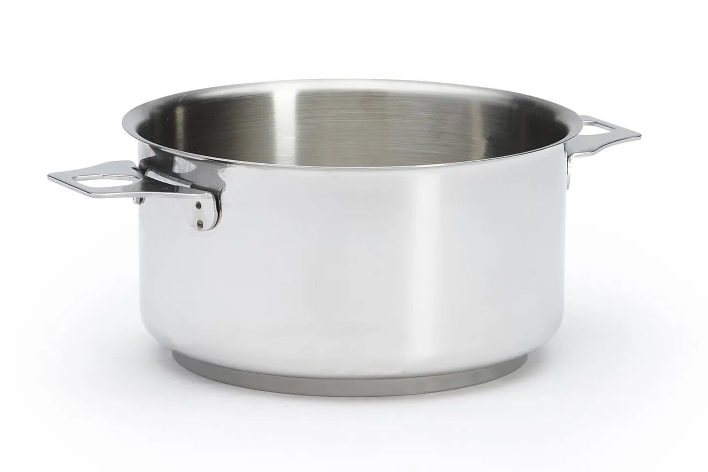 Set de 4 casseroles De Buyer Milady Twisty en acier inoxydable + 1 poignée + 2 anses