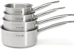 Set de 4 casseroles De Buyer Prim'Appety en inox 14-16-18-20cm