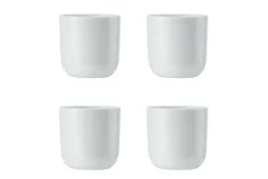Set de 4 coquetiers Mikasa Chalk en porcelaine blanche