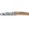 Set de 2 couteaux d'office Deejo Office Van Life et Montagne manche en bois d'olivier et bois corail 9cm