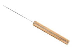 Set de 2 couteaux d'office Deejo Office Art Déco manche en bois d'olivier et bois corail 9cm