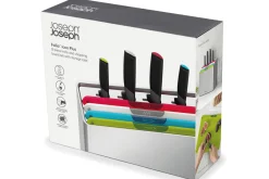Set de 4 couteaux et 4 planches à découper Joseph Joseph Folio Icon Plus