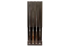 Set de 4 couteaux Gude Synchros + porte couteaux