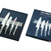 Set de 4 couteaux japonais Global GS lame en acier inox + barre aimantée