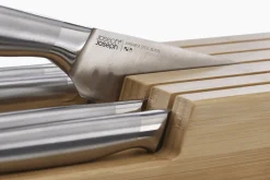 Set de 5 couteaux Joseph Joseph Elevate Steel Knives Bamboo Store + plateau en bambou