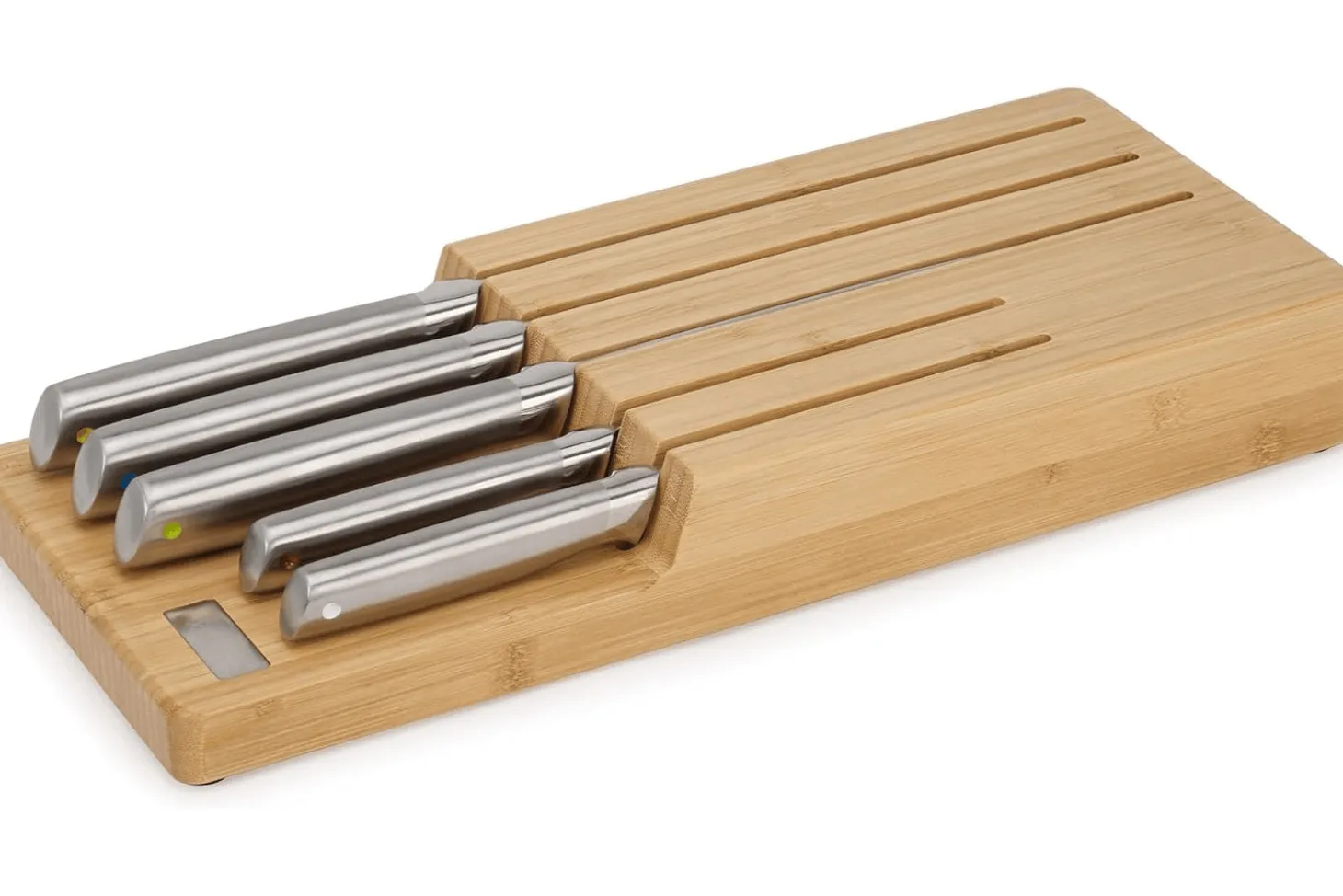 Set de 5 couteaux Joseph Joseph Elevate Steel Knives Bamboo Store + plateau en bambou
