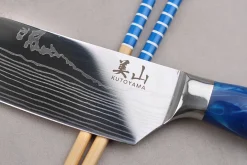 Set de 2 couteaux Kutoyama Blue Wave chef + office