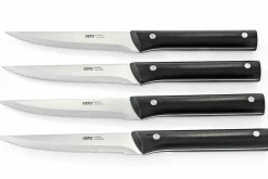 Set de 4 couteaux à steak Gefu lame dentée
