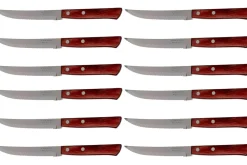 Set de 12 couteaux à steak Tramontina lame crantée