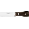 Set de 12 couteaux à steak Tramontina Jumbo lame 13cm manche bois marron