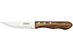 Set de 12 couteaux à steak Tramontina Jumbo lame 13cm manche marron