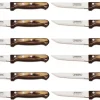 Set de 12 couteaux à steak Tramontina Gaucho lame 13cm manche marron