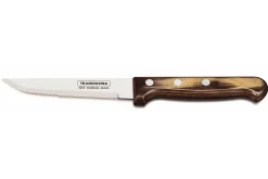 Set de 12 couteaux à steak Tramontina Gaucho lame 13cm manche marron