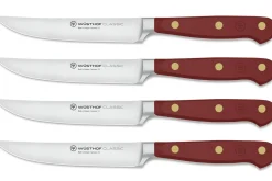 Set de 4 couteaux à steak Wusthof Classic Colour Tasty Sumac forgés lame 12cm