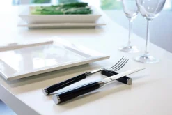 Set de couverts de table japonais KAI haut de gamme couteau + fourchette