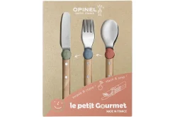 Set de couverts pour enfants Opinel Le Petit Gourmet coloris panaché