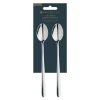 Set de 4 cuillères à café MasterClass en acier inox finition polie miroir 19,5cm