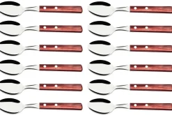 Set de 12 cuillères de table rouge Tramontina