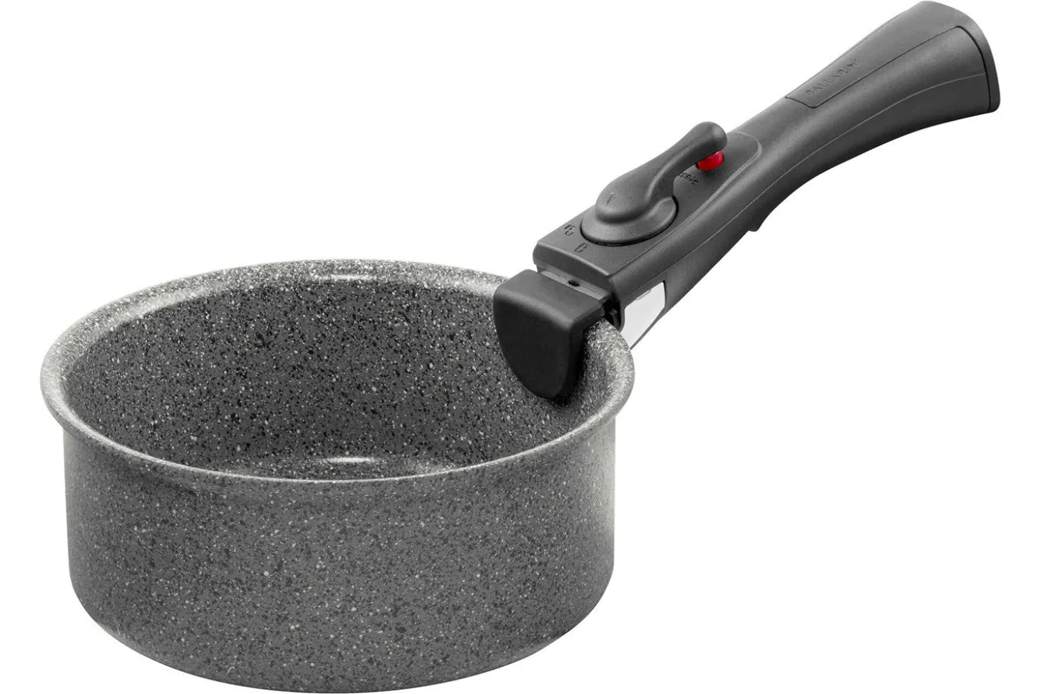 Set de cuisson 6 pièces Ballarini Torre 1 poêle 24cm + 1 poêle 28cm + 1 casserole 16cm + 3 poignées amovibles