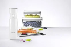 Set de démarrage Zwilling Fresh & Save 7 pièces S/M 1 pompe à vide + 2 boîtes en verre + 4 sacs