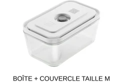 Set de démarrage Zwilling Fresh & Save 7 pièces S/M 1 pompe à vide + 2 boîtes en verre + 4 sacs