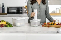 Set de démarrage Zwilling Fresh & Save 7 pièces M/L 1 pompe à vide + 2 boîtes en plastique + 4 sacs