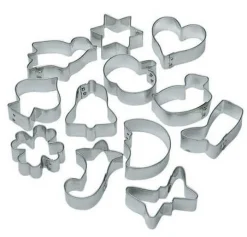 Set de 12 emporte pièces en fer blanc LARES