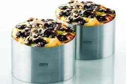 Set de 2 emporte-pièces Gefu Forma acier inox + poussoir