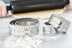 Set de 6 emporte-pièces KitchenCraft à double tranchant en acier inoxydable