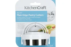 Set de 3 emporte-pièces ronds KitchenCraft en inox avec poignées