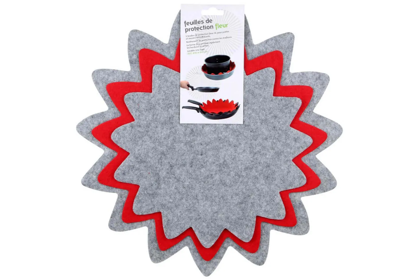 Set de 3 feuilles de protection XL anti rayures pour poêle et moule anti adhérent