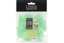 Set de 50 feuilles de rose vertes Patisdécor en azyme