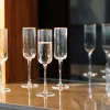 Set de 4 flûtes à champagne Mikasa Sorrento en cristal motif côtelé 200ml